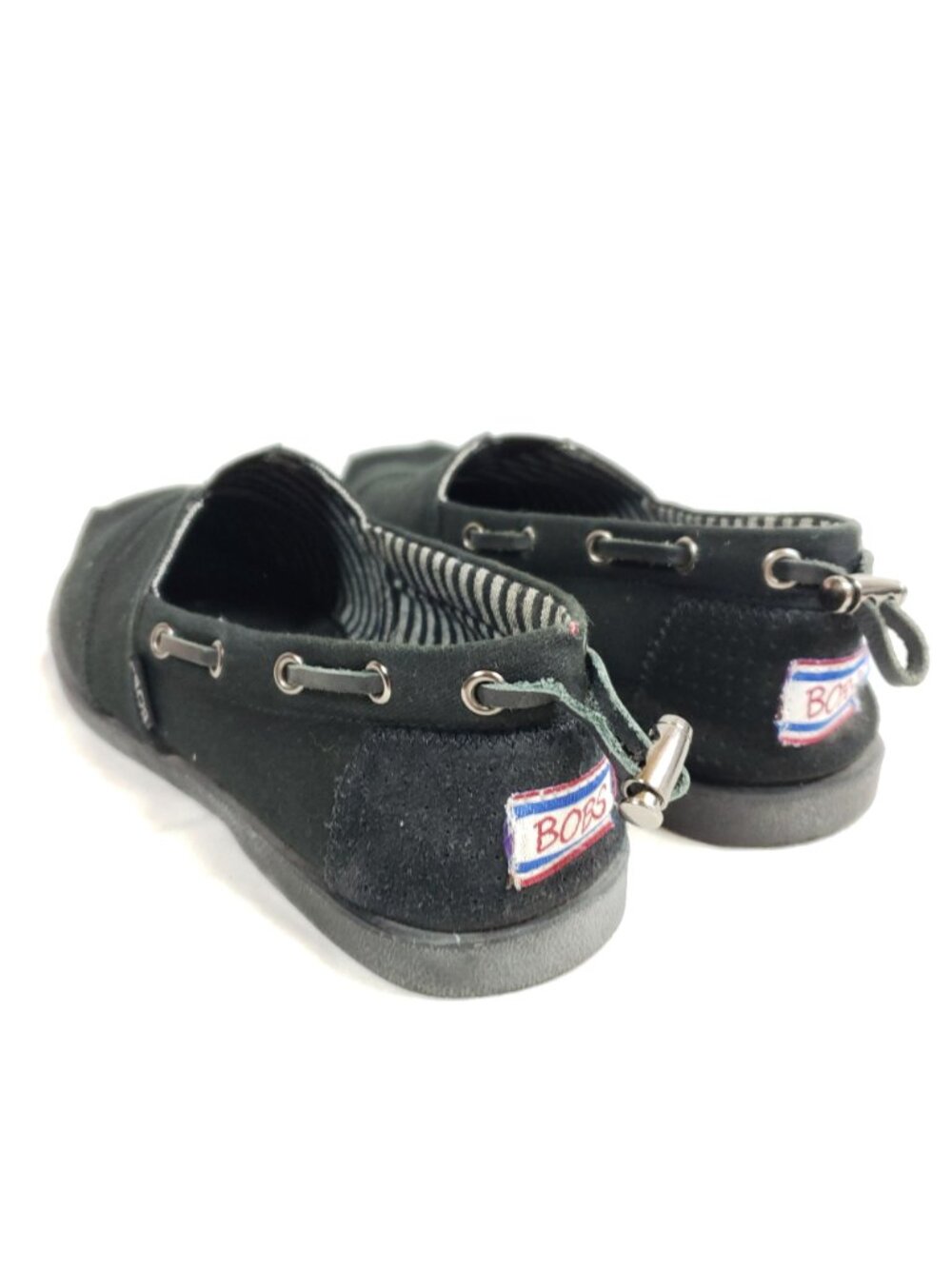 Bobs Skechers Women's Size 10 Espadrilles Slip On Shoes Black Canvas - Picture 5 of 8